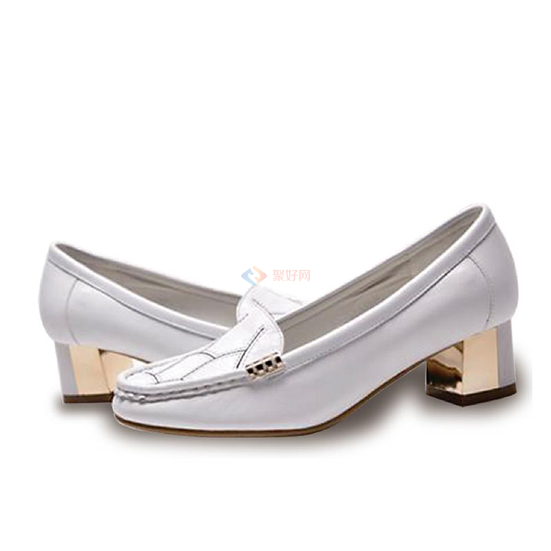 【断码秒杀】原价2980 特价450元 艾力沛魔力鞋(女士g款白色)-中粗跟